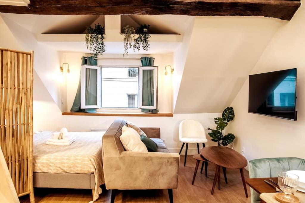 Spacious Studio In Paris Hyper Center - Smart Tv & Wifi - 4P Екстер'єр фото